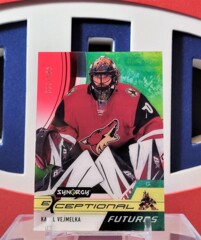 Karel Vejmelka 2021-22 - Exceptional Futures Rookie  /499 Synergy Upper Deck